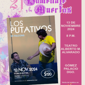 "Los putativos" - Grupo de teatro Ex Falcons - Miércoles 13 de noviembre - 8:00 PM