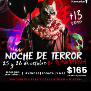 Noche de Terror - PLANETARIUM TORREÓN