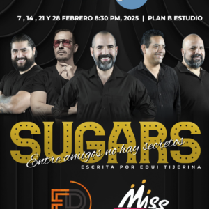 SUGARS – Espinoza Producciones – Viernes 07 de Febrero 20:30 hrs- Plan B