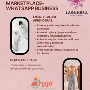 Vende en Marketplace y Whatsapp - Sábado 27 de Septiembre - 10:30 AM - Ah jijo